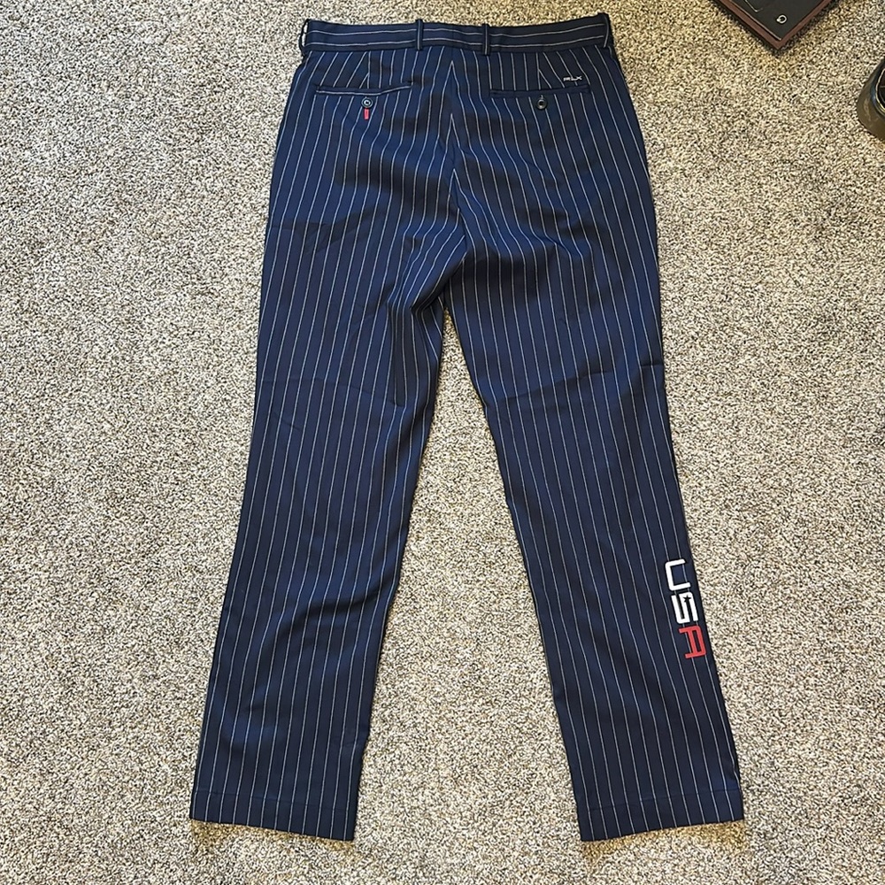Men’s Polo Ralph Lauren RLX 2018 Ryder Cup Golf Pants USA 30x30 - Picture 2 of 7